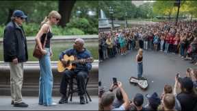 Taylor Swift BUSKS in Central Park — Makes $50,000 for Street Performer Fund