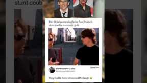 Ben Stiller pretending to be Tom Cruise's stunt double is comedy gold