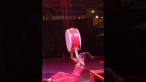 Las Vegas Circus Circus Act | Watch Her Juggle a Drum with Her Feet
