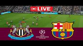 🔴LIVE : Newcastle United vs Barcelona | UEFA Champions League 25/2026 Full Match - Pes 21 Simulation