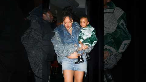 Rihanna's son is always smiling as if he already knows who his parents are 😭