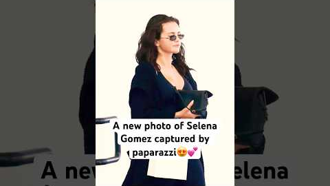 A new photo of Selena Gomez captured by paparazzi #selenagomez #tiktok