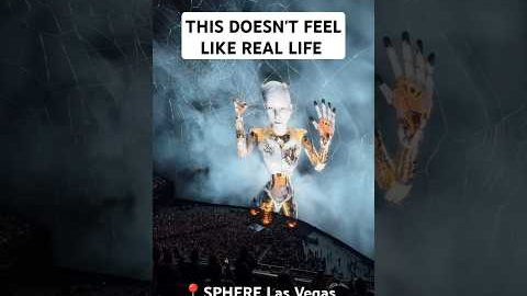 Okay this is the coolest thing I've EVER SEEN! Anyma at Sphere is NEXT LEVEL #edm