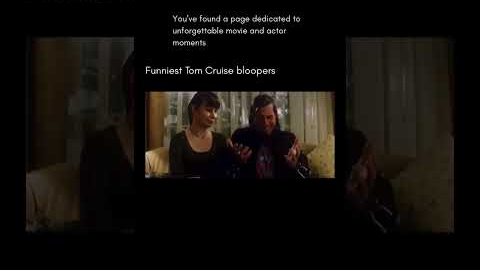 HILARIOUS Tom Cruise BLOOPER From The Movie Magnolia!
