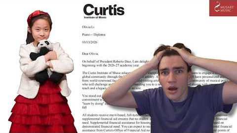 The Youngest Student Ever Accepted to Curtis is INSANE...