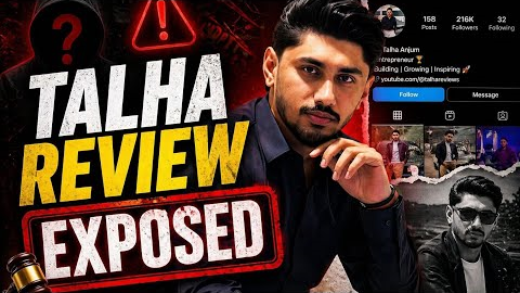 Talha Reviews Exposed | Dark Reality of Social Media Influencers