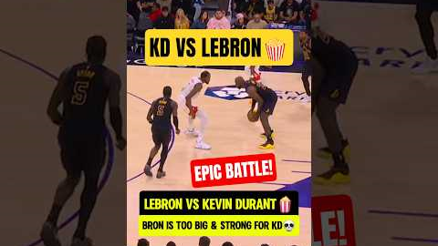 LeBron was just TOO MUCH for KD😤