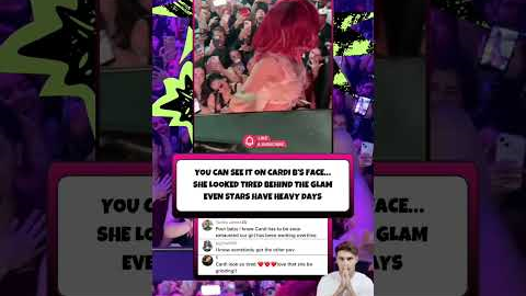 Sometimes the face says everything. #cardib #bardigang #barbz #nickiminaj #concert #music