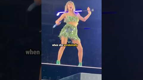Taylor Swift Accidentally Hits Herself with a Golf Club on Stage–Watch the Funny Moment #taylorswift
