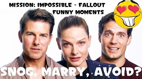 Mission: Impossible - Fallout Cast Funny Moments (Tom Cruise, Rebecca Ferguson, Henry Cavill)