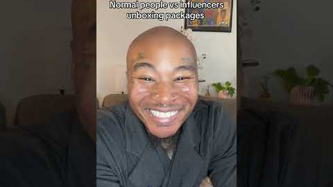 Normal people vs influencers unboxing packages