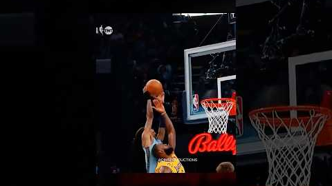 Did Ja just dunk on LeBron?