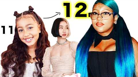 the scary glow up of 12 year olds