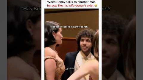 When Benny talks to another man, he acts like his wife doesn’t exist 😭 #selenagomez #bennyblanco