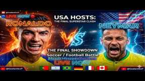 FOOTBALL: SOCCER 🇺🇸 Ronaldo vs Neymar | LIVE Epic Clash