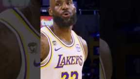 ALLEY OOP FOR THE KING!!! Crowd went crazy on this alley oop dunk by Lebron James!!