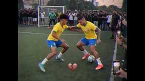 Ronaldo x Ronaldo Jr Skills🤯☠️🎯 #shorts #football #viralvideo #trending #viral #foryou #ronaldo #cr7