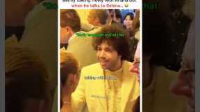 Benny talking freely with Ariana but when he talks to Selena… 😭 #selenagomez #shorts