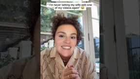 Selena Gomez edited her husband's video🤣😂 #selenagomez #bennyblanco #fyp