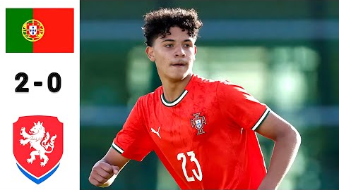 Portugal U16 2 x 0 Czech U16.[Cristiano Ronaldo Junior] Extended Highlights & All Goals 2026