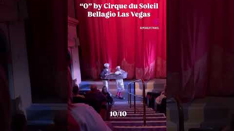 Best Las Vegas show: “O” by Cirque du Soleil. #lasvegasshows #bellagiolasvegas #cirquedusoleil