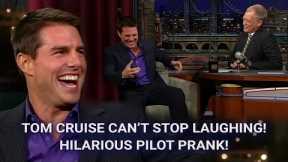 Tom Cruise Can't Stop Laughing Hysterically! Pilot Prank!