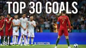 Cristiano Ronaldo – Top 30 Legendary Goals in His Career