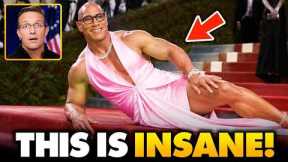 The Rock Wears Dress in Public Humiliation Ritual: 'Real Men Wear Skirts!' Fans RAGE