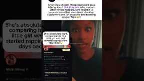 Nicki Minaj’s “resurfaced clips about blocking fans supporting other female rappers” #nickiminaj