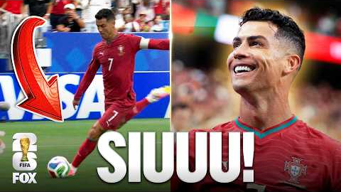 'I'M BACK' 🔥 Cristiano Ronaldo Nets Two Goals in First Half vs Uzbekistan 🤯 2026 FIFA World Cup™