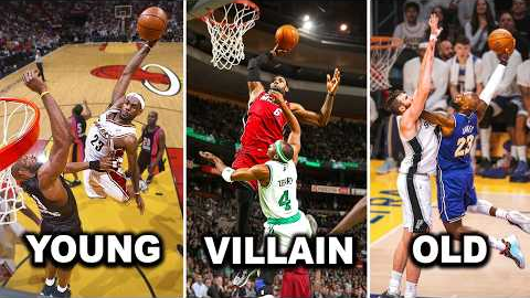 Top 10 Best Dunks From Every Version of LeBron James
