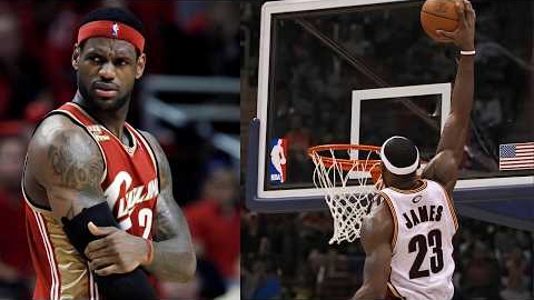 Young LeBron James 
