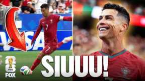 'I'M BACK' 🔥 Cristiano Ronaldo Nets Two Goals in First Half vs Uzbekistan 🤯 2026 FIFA World Cup™