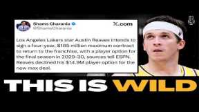 BREAKING: LEBRON JAMES HAS NO CHOICE BUT TO LEAVE THE LAKERS AFTER AUSTIN REAVES SIGNS NEW DEAL