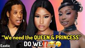 Trim BEGS Nicki Minaj for a COLLAB😱Jay z put on BLAST by dame dash!🤬Charlemagne CLOCKED & Exposed🤏🏽