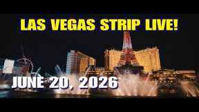 THIS is the LAS VEGAS STRIP RIGHT NOW on a SATURDAY NIGHT!