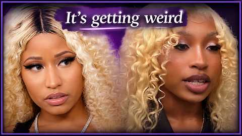 Trim Denies Nicki Minaj Comparisons...Then Pops Out in Nicki's Hood