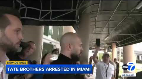 Social media influencers Andrew and Tristan Tate arrested in Miami, US Marshals Service says