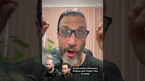 Social media influencers Andrew and Tristan Tate arrested