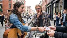 12 Street Performers Who Surprised Famous Rock Stars on the Spot