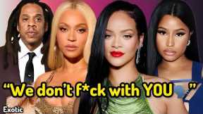 ‼️Rihanna HUMILIATES Nicki Minaj after performing with Jay z??🤯Jay z flops & Kanye gags & more💀🫖👀