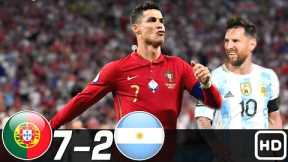 Portugal vs Argentina - Ronaldo vs Messi ( Last Matches ) HD