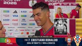 Cristiano Ronaldo gets Emotional react to Diogo Jota Anniversary 😭| Portugal vs Croatia 2-1