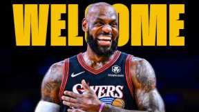 LeBron James Welcome to Philadelphia 76ers 👑🔥