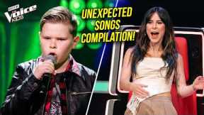 ABSOLUTE Shocking Song Choices Ever Captured On Camera! | The Voice Kids
