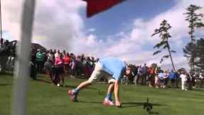 Tiger Woods witnesses the first hole in one at The Playgrounds ll Golf Gods