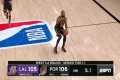LeBron James plays but they