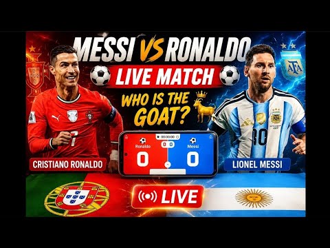 🔴LIVE: Lionel Messi vs Cristiano Ronaldo | The Greatest Football Rivalry!