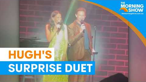 Hugh Jackman surprises with Sutton Foster duet | The Morning Show