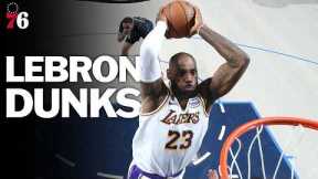 LeBron James' BEST DUNKS from 2025-26 Season